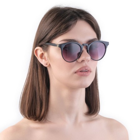 Sunglasses "OneSun", UV 400, pipe 14 cm, width 13 cm, lens 4.2 x 4.9 cm, black