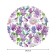Tables on the table "Flower art", round, Saten, d = 150 cm