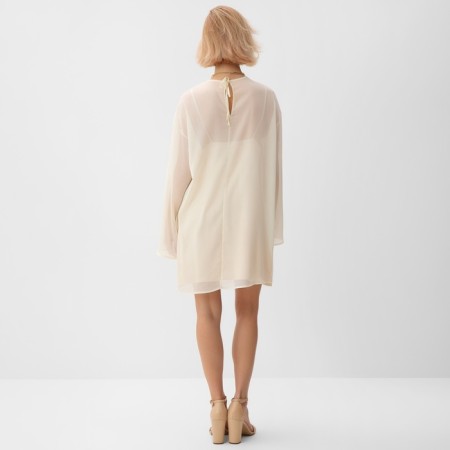 Women's dress with a lining minku: Casual Collection Color White, rr 48-2