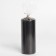 Candle-cylinder, 6x14 cm, 350 g, 19 hours, black