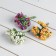Decor for creativity "droplets" (1 set = 1 bouquet) in a bouquet of 12 colors mix 12x1.5 cm