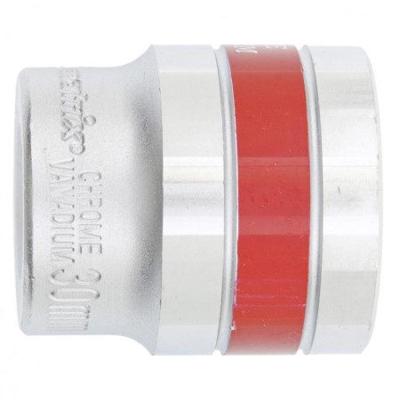 End-end head MATRIX 13130, 6 granular, chrome, 3/2 ", 30 mm