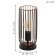Roccamena desktop 60W E27, black, copper
