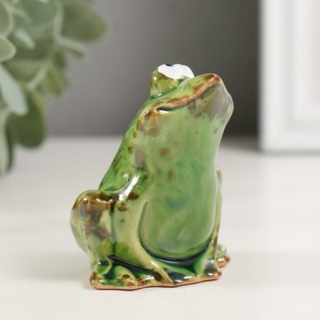 Souvenir Ceramics "Dreamy Frog" 4.6x5.7x6.6 cm-1