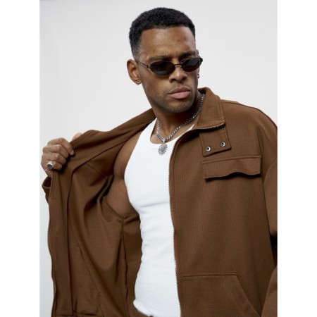 Sports suit men's, size 56, brown color-7