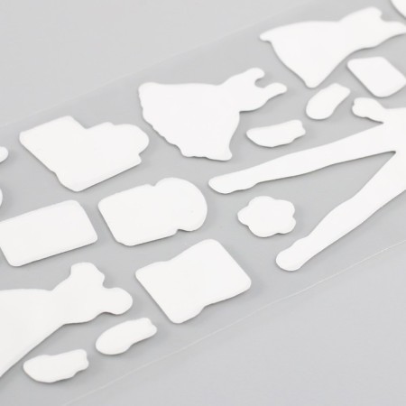 Plastic sticker "Your wardrobe" mix 21x7 cm-3