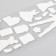 Plastic sticker "Your wardrobe" mix 21x7 cm