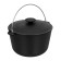 Kazan cast -iron boyscout, with a lid and an arc, 10 liters
