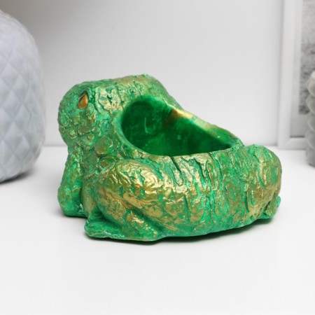 Figure Kashpo "Toad" 8x13x10cm, Green-2
