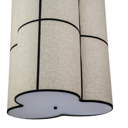 Suspended Indigo lamp, 13019/b/3p Black. 3x60W, E27, 400x400x520/2020 mm, beige color-2