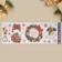 Vinyl stickers on the windows "New Year's Wreath", reusable, 70 x 25 cm, New Year