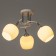 Ava chandelier 3he27 40W Belo-chromium 50x50x27 cm Bayerlux