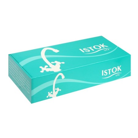 Bath mixer Istok Life Standard 0402.417, two -wound, with long surge, chrome-6