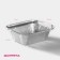 A set of foil forms for baking and baking of the share, 490 ml, 15 × 12.5 × 5.5 cm, 3 pcs