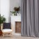 Curtain curtain Ethel "Strokes" color gray, on the curtain tape, 145x265 cm