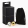 Anal traffic jam-hoods, gold, transparent crystal, d = 27 mm