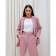Women's straight pants MIST, size 42, pink color