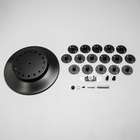 Set for the lamp "Pauk-16" black 25x25x4cm