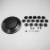 Set for the lamp "Pauk-16" black 25x25x4cm