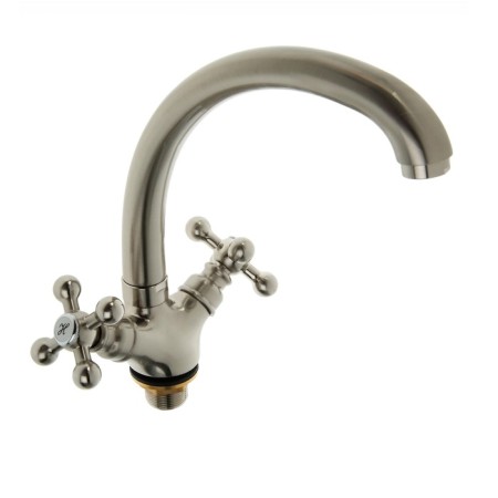 Accoona A4071A kitchen mixer, two -wound, with nut, brass, satin