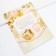 Money envelope, birthday card "Happy Birthday", gold with cards, 6 sheets, 16.3 x 21.3 cm