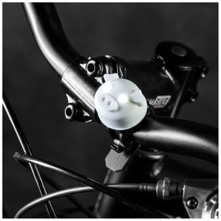 A set of bicycle lamps JY-339P, front and rear, white color-3