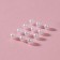 Sewing pearls, d = 4 mm, 500 g, white color