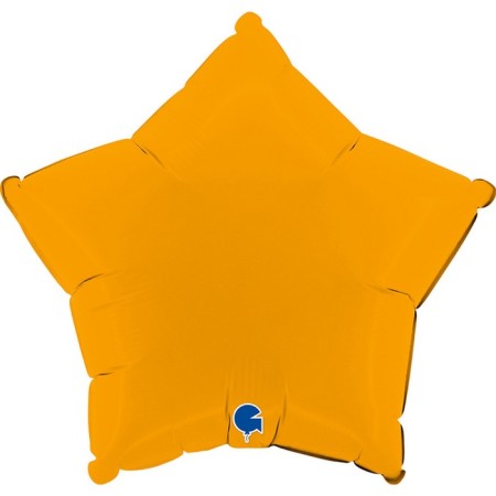 Foil ball 18 "Mustard satin", star