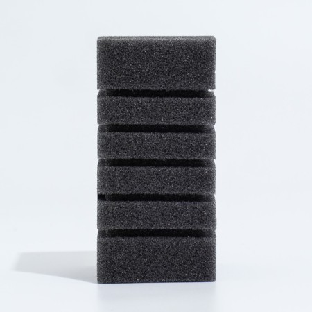 Rectangular sponge for the turbo filter No. 5, 6 x 8 x 12 cm, gray-2
