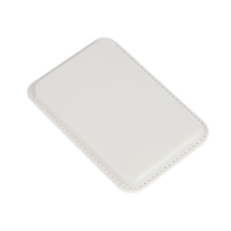 Cartholder for phone, leather, magsafe, white-1