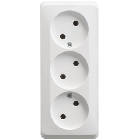 Triple SE SE "Study", 16 A, 250 V, invoice, without salary, IP20, white, PA16-009B