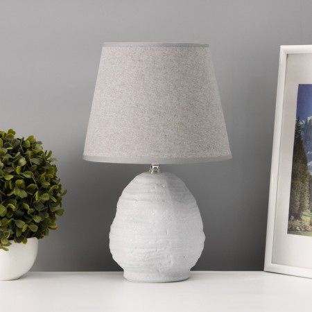 Hand lamp with lampshade Risalux "Arizona", 1 × 40 W, E27, Gray, 20 × 20 × 32 cm-2