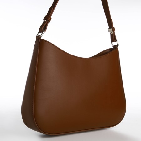 Female bag Textura, average size, brown color-1
