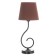 Lamp table bourgeois 1x15W E14 16x16x40cm black/brown Risalux