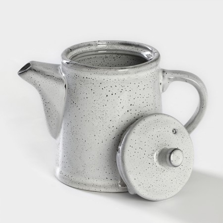 Porcelain kettle Nebbia, 500 ml, gray color-1