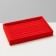 Stand for rings 7 stripes, 23 × 14 × 3 cm, red color