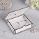 Casket for Ring "Khokhloma", white, 10x9.5x2.6 cm