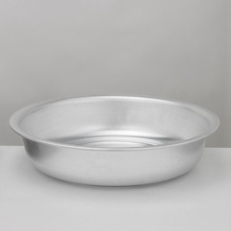 Aluminum pelvis, 16 l, d = 45 cm, h = 13 cm