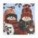 Paper Nev Line Design “Snowmen” 3 layers, 33x33, 20 pcs.