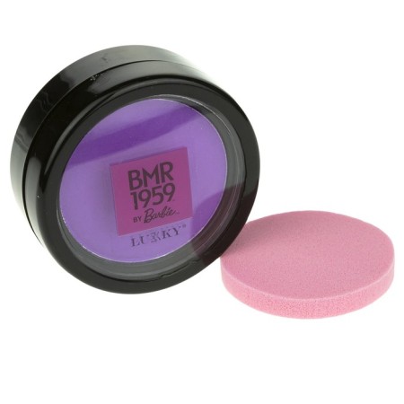 Hair powder Barbie BMR1959, in a set with a sponge, purple color