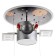 Lamp "Sputnik" 1XLED 110W Dimmer+2x40W E14 gray-blue 68x55x33 cm Bayerlux