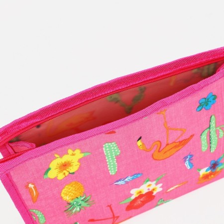 Lightning cosmetic bag, pink color-2