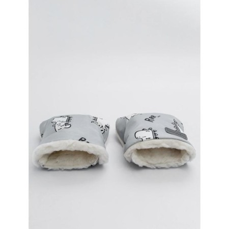 Clus on the handle of the stroller Amarobaby Snowy Travel "Dinosaurs", the color is gray-2