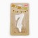 Candle for Cake "Oval" Number "7", large, pearl, 5.5 cm