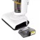 Vacuum cleaner 2 in 1 KT-5157-1, vertical, steam, 1000 watts, 1.2 l, heating 30 seconds, white and yellow