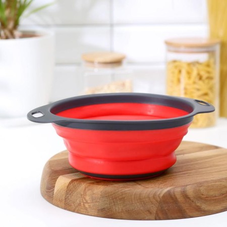 A colander of the folding shares "Compact", 24 × 19.5 × 8 cm, color mix-7