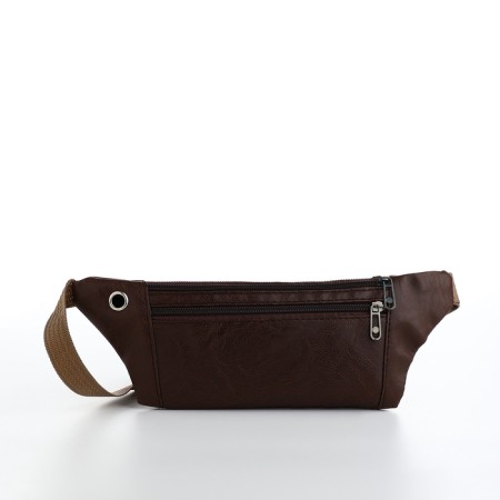 Waist bag, and/k, 30*1.5*10 cm, lightning department, 2 n/pocket, brown-2