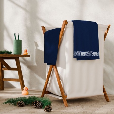 Terry Trick "White Bear" 30x60 cm, 100% cotton, 360g/m2-1