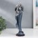 Souvenir Polystone "Kiss" rhinestones silver and blue 36x10x10 cm