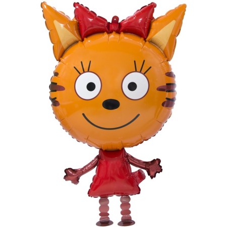 Foil ball 32 "Three cats. Karamel", walking figure